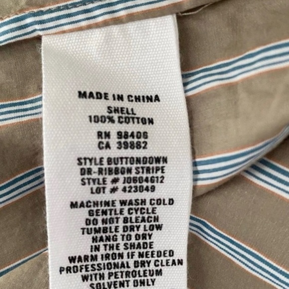 Theory Cotton Button Down Stripe dress with pockets size medium - Picture 7 of 8